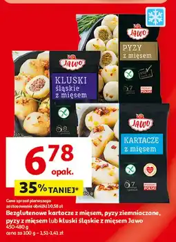 Auchan Kluski śląskie z mięsem Jawo oferta