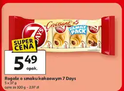 Auchan Croissanty z nadzieniem o smaku kakaowym 7 Days oferta