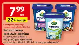 Auchan Ser feta z bazylią i oregano Arla Apetina oferta