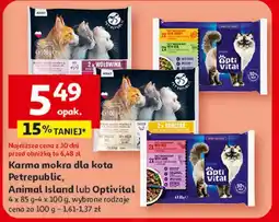 Auchan Karma dla kota wołowina + łosoś Pet Republic oferta
