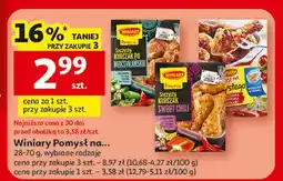 Auchan Soczysty kurczak z papryką i ziołami Winiary Pomysł Na oferta