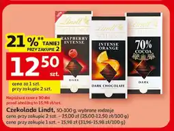 Auchan Czekolada 70% cocoa Lindt Excellence oferta