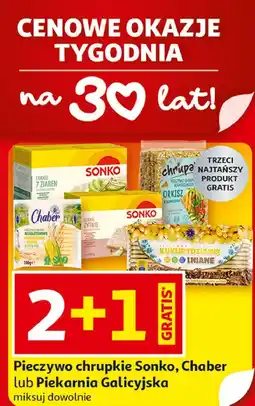 Auchan Pieczywo chrupkie kukurydziano-lniane Chaber oferta