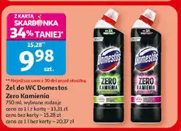 Auchan Żel do wc pink Domestos Zero Kamienia oferta