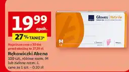 Auchan Rękawczki lateksowe l Abena Classic oferta