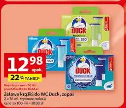 Auchan Krążki żelowe blue Duck Fresh Discs oferta