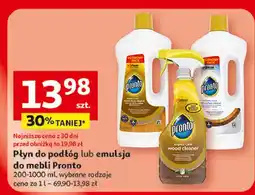 Auchan Spray do mebli aloe vera Pronto Extra Care oferta
