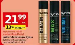 Auchan Lakier do włosów Syoss Volume Lift oferta