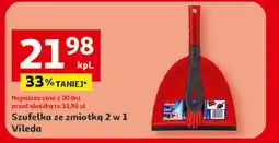 Auchan Szufelka + zmiotka 2w1 Vileda oferta