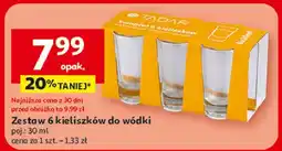 Auchan Kieliszki do wódki poj. 25 ml Tadar oferta