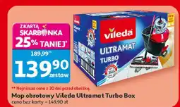 Auchan Mop płaski ultramat turbo Vileda oferta