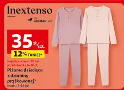 Auchan Piżama dziecięca 3-14 lat Inextenso By Auchan oferta