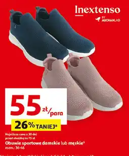 Auchan Buty sportowe męskie 36-46 Inextenso By Auchan oferta