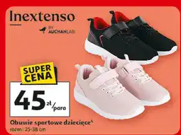 Auchan Buty dziewczęce 25-38 Inextenso By Auchan oferta