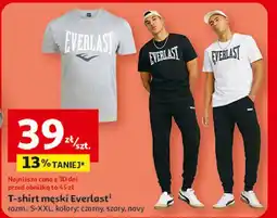 Auchan T-shirt męski s-xxl Everlast oferta