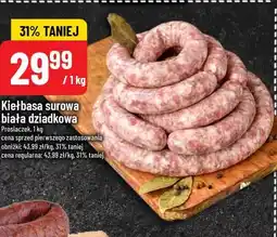 Polomarket Kiełbasa surowa biała dziadkowa Prosiaczek oferta