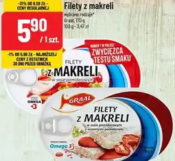 Polomarket Filety z makreli Graal 170 g (różne rodzaje) oferta