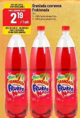 Polomarket Oranżada czerwona Fruktonada oferta