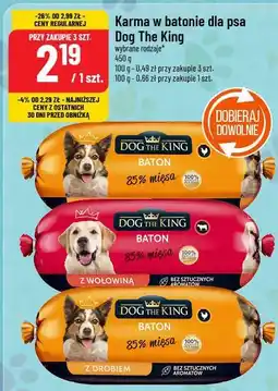 Polomarket Karma w batonie dla psa Dog The King oferta