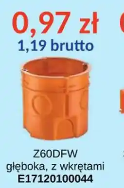 AT Puszka instalacyjna Z60DFW oferta