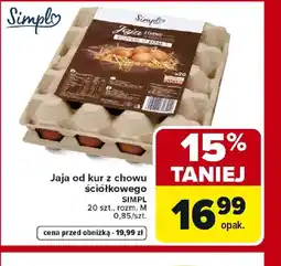 Carrefour Simpl Jaja ściółkowe oferta