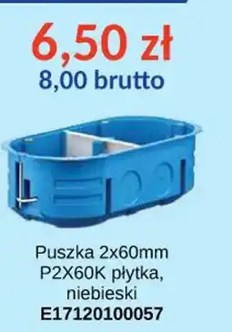 AT Puszka 2x60mm P2X60K płytka oferta