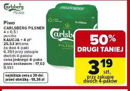 Carrefour Piwo Carlsberg Pilsner oferta