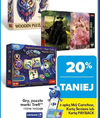 Carrefour Gry, puzzle Trefl oferta