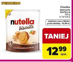 Carrefour Ferrero Ciastka Nutella Biscuits oferta