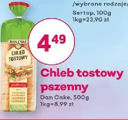 Bliski Chleb tostowy pszenny Dan Cake oferta
