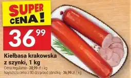 Twój Market Kiełbasa krakowska z szynki oferta
