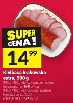 Twój Market Kiełbasa krakowska extra oferta