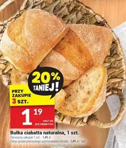 Twój Market Bułka ciabatta naturalna oferta