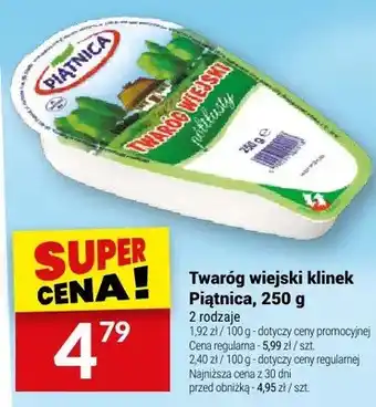 Twój Market Twaróg wiejski klinek Piątnica oferta