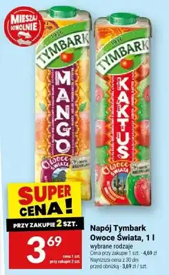 Twój Market Napój Tymbark Mango, Kartuzy oferta