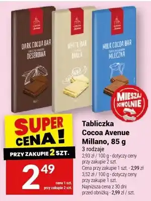 Twój Market Tabliczka Cocoa Avenue Milano oferta