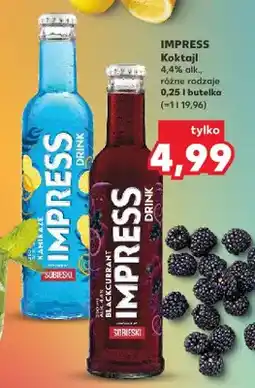 Kaufland Koktajl różne rodzaje oferta