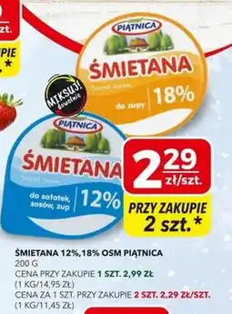 Top Market Śmietana 12%, 18% osm oferta