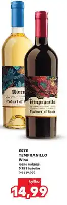 Kaufland Wino różne rodzaje Tempranillo oferta