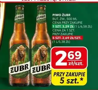 Piwo Żubr but. zw