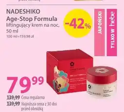 Hebe Liftingujący krem na noc Age-Stop Formula oferta