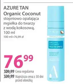 Hebe Organic Coconut stopniowo opalająca mgiełka do twarzy z wodą kokosową oferta