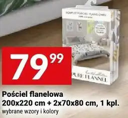 Twój Market Pościel flanelowa 200x220 cm + 2x70x80 cm oferta