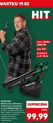 Kaufland Elektryczna odkurzacz-dmuchawa do liści PELSB 2600 A1 oferta