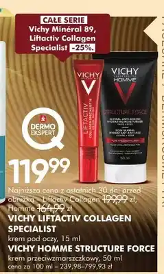 SuperPharm Krem przeciwzmarszczkowy homme structure force oferta