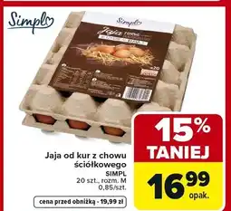 Carrefour Jaja od kur z chowu ściółkowego oferta