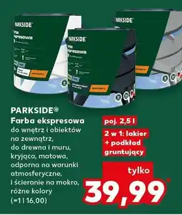 Kaufland Farba akrylowa do wnętrz i obiektów na zewnątrz, do drewna i muru oferta