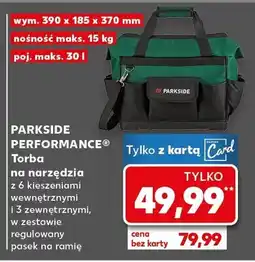 Kaufland Torba na narzędzia z 6 kieszeniami wewnętrznymi i 3 zewnętrznymi oferta