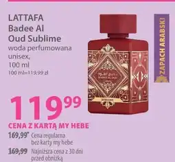 Hebe Woda perfumowana unisex Badee Al Oud Sublime oferta