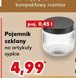 Kaufland Pojemnik szklany na artykuły sypkie oferta